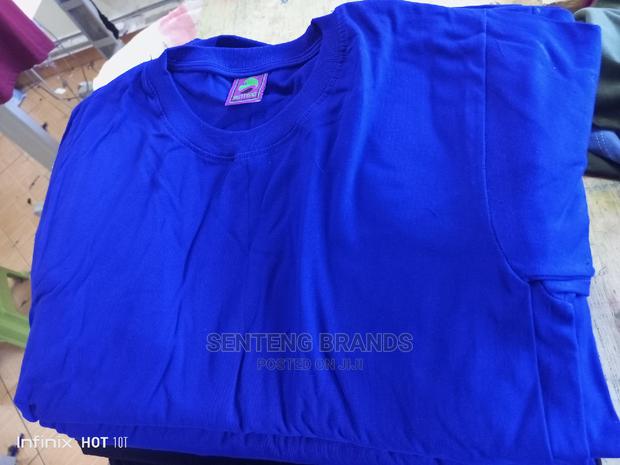 Royal Blue Plain and Customised Printing T-Shirts - thumbnail 2