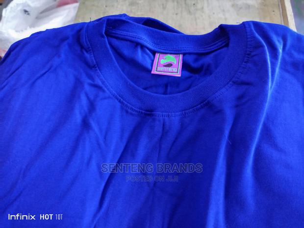 Royal Blue Plain and Customised Printing T-Shirts - thumbnail 3