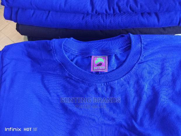 Royal Blue Plain and Customised Printing T-Shirts - thumbnail 4