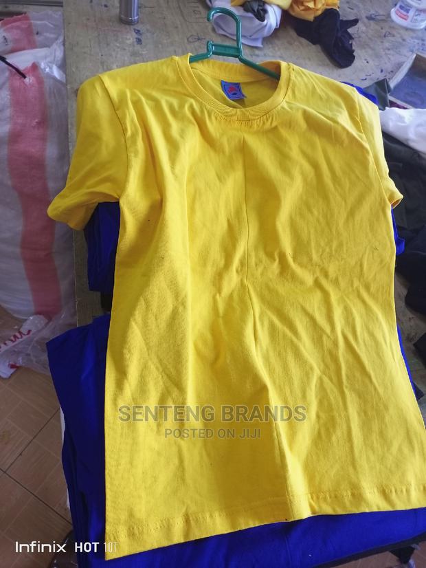 Cotton 100 %Campaign T-Shirts Yellow Good Quality