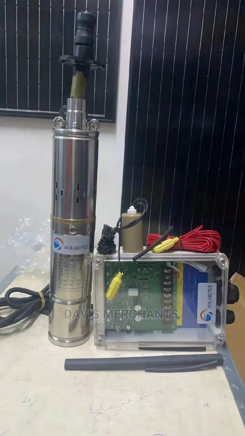 Solar Water Pump With Control Box Max Head 80 Mitres