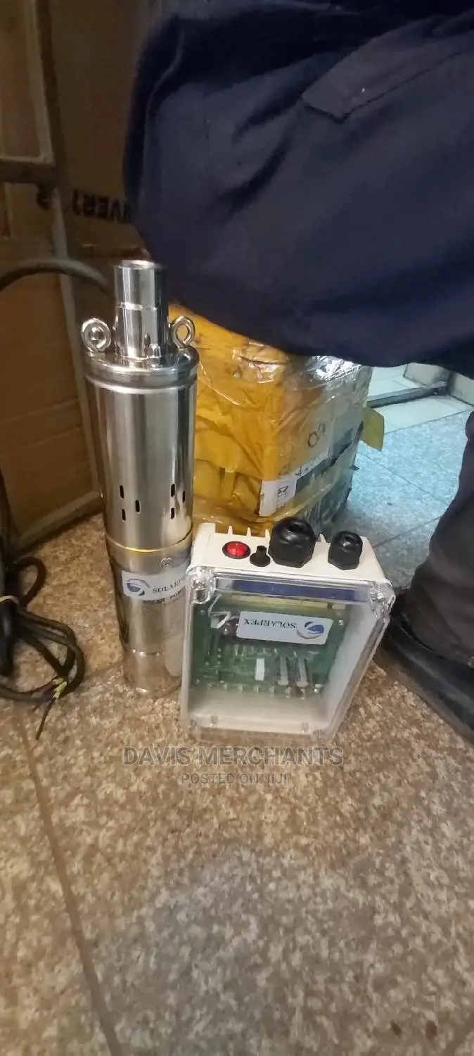 Solar Water Pump With Control Box Max Head 80 Mitres