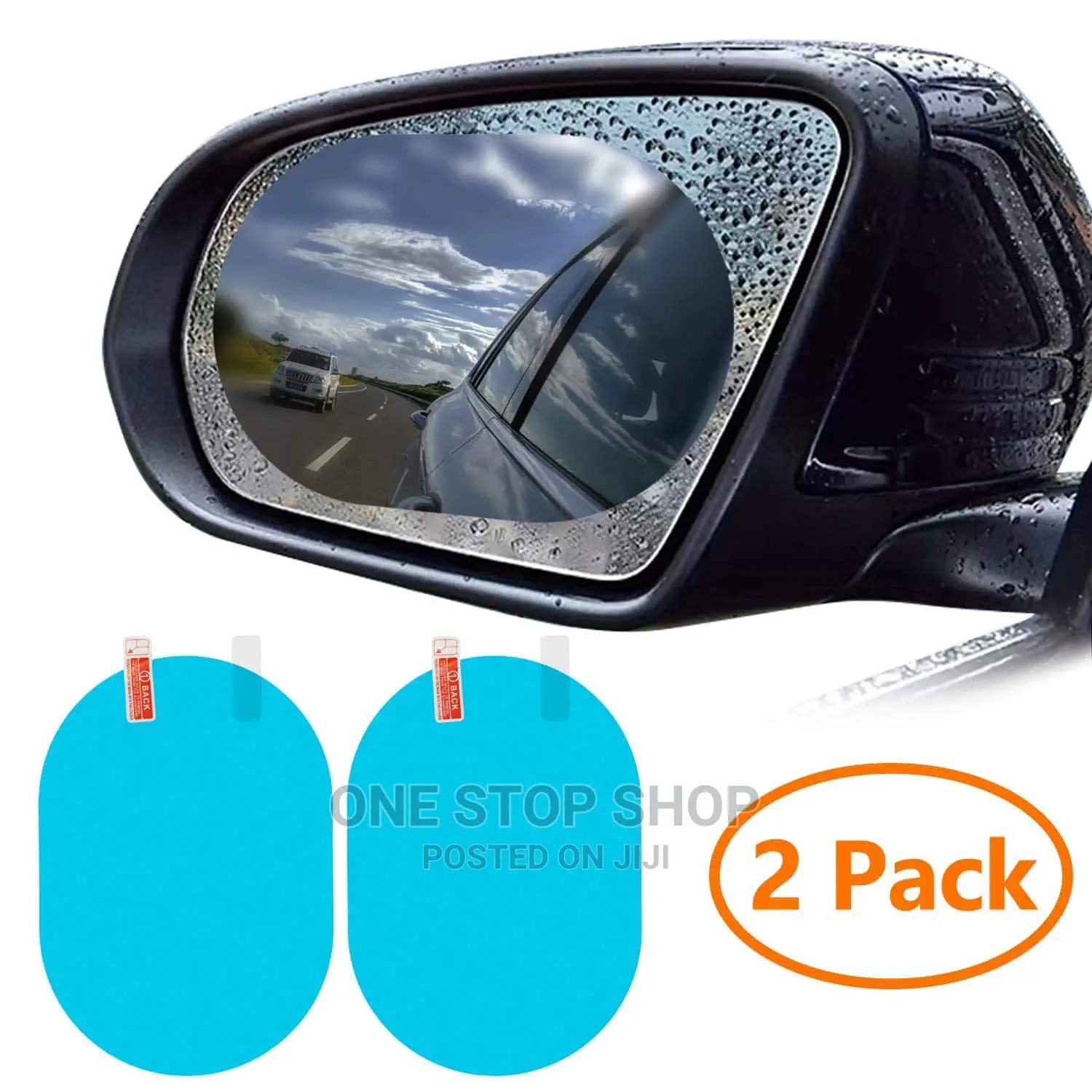 2pcs Antifog Film For Side Mirror