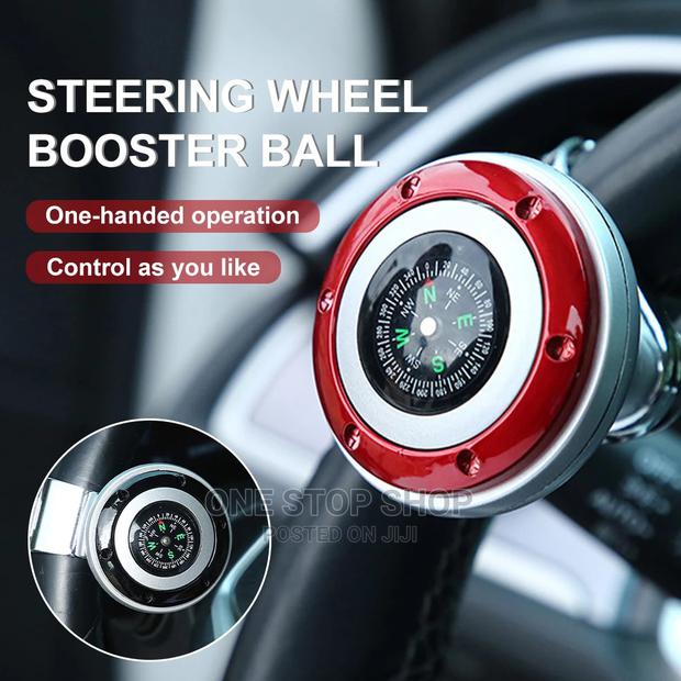 Car Steering Wheel Spinner Knob With Compass 360 - main view