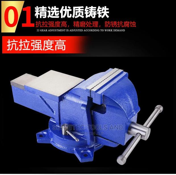 6" Heavy Duty Cast Iron Bench Vise - thumbnail 3