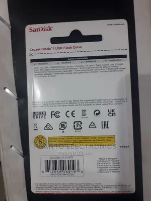 Sandisk Cruzer Blade USB 2.0 Flash Drive