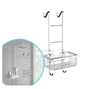 Shower Caddy Bathroom Organizer Cubicle Aluminium Rust Proof