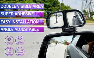 2 PCS Top View Angle Double Point Blind Spot Mirror