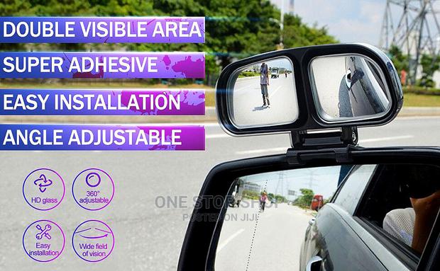 2 PCS Top View Angle Double Point Blind Spot Mirror