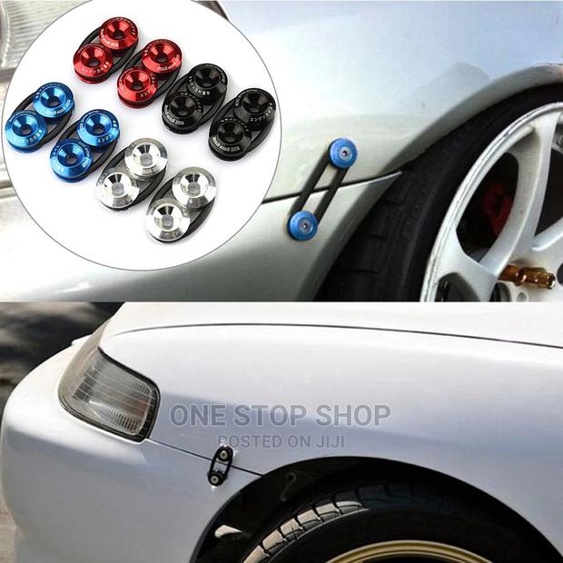Colored Bumper Fasterners