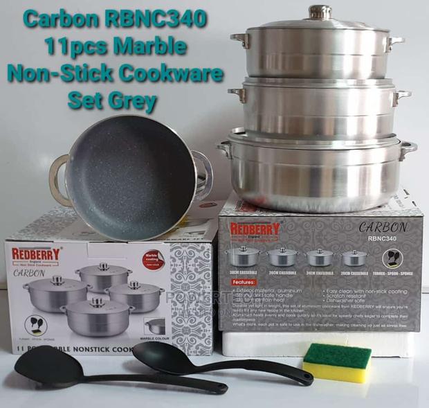 Marble Nonstick Cookware Set-11 Pieces - thumbnail 3