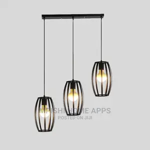 3pcs Metal Cage Pendant Lights