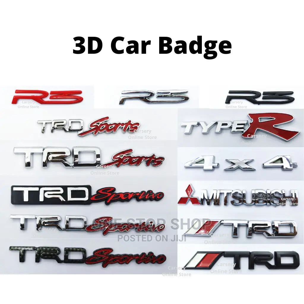 3D Different Car Logo Badge