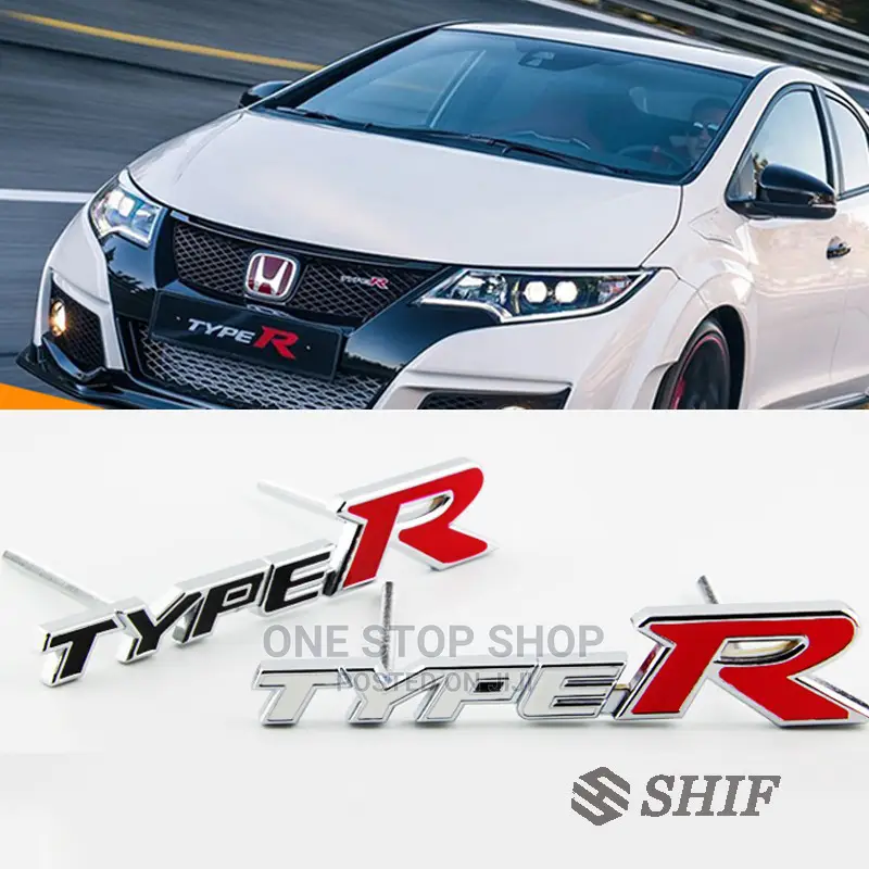 Car Styling Type R Grill Emblem
