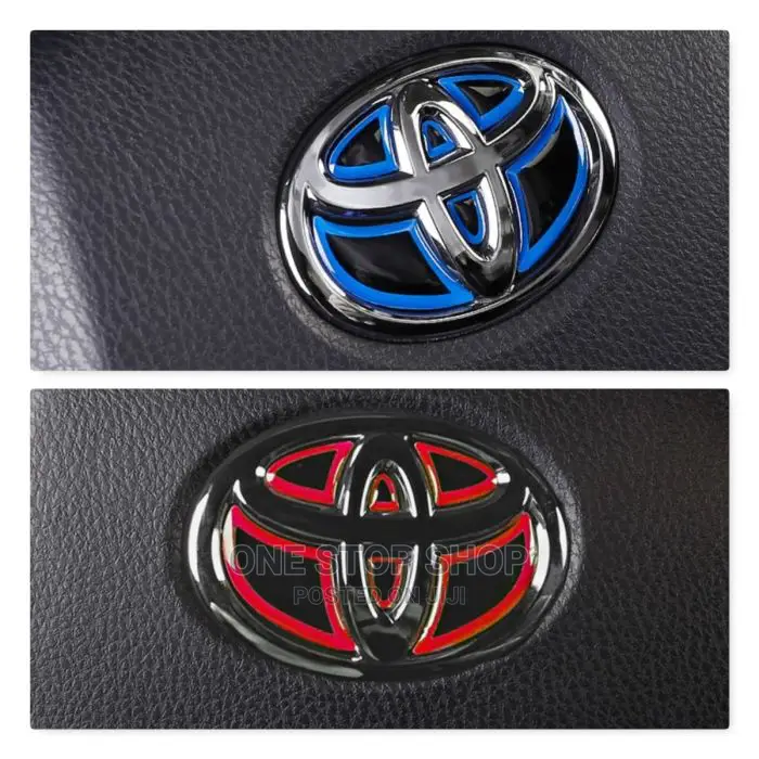 3D Toyota Logo With LED Lights