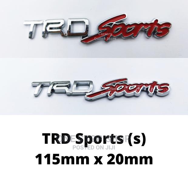 TRD Sport 3D Car Badge Logo Emblem
