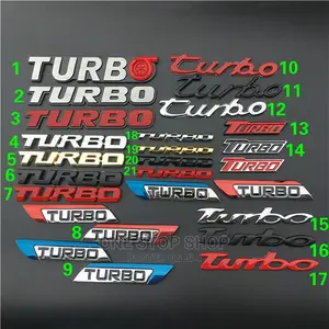Turbo Emblem Logo Letter Bar