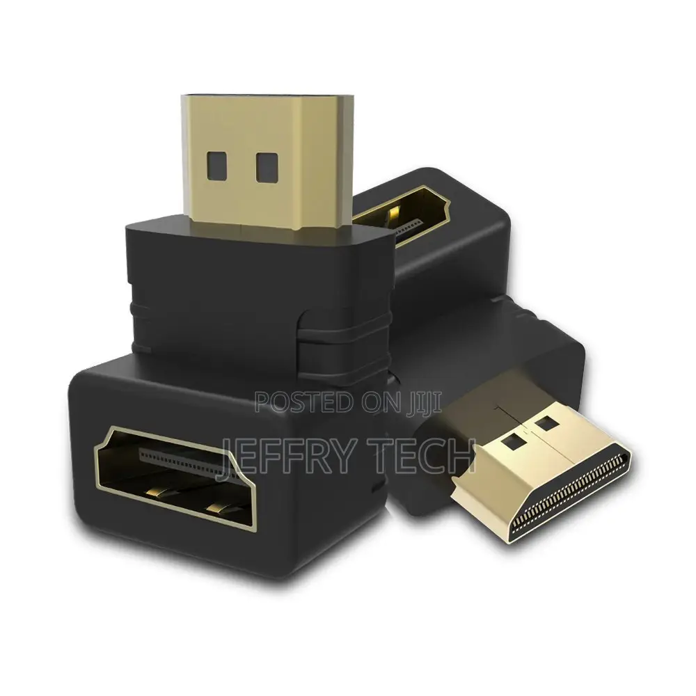HDMI 270 Degree Right Angle Adapter Gold Plated High Speed H