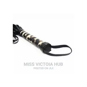 Sexy Flirting Spanking Whip Leopard Handle SM Restrain