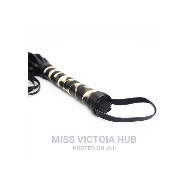 Sexy Flirting Spanking Whip Leopard Handle SM Restrain - thumbnail 3