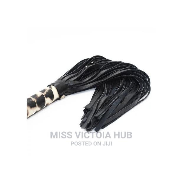 Sexy Flirting Spanking Whip Leopard Handle SM Restrain - thumbnail 4