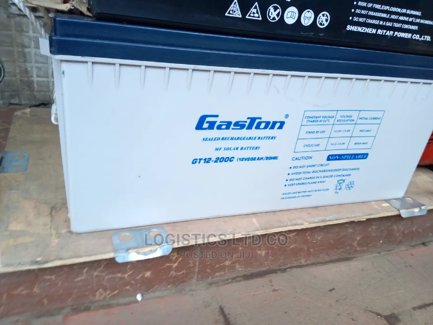 Gaston Sealed Maintenance Free Solar Battery 12v-200ah