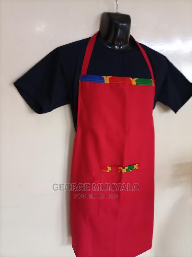 Red Kitchen Aprons - main view