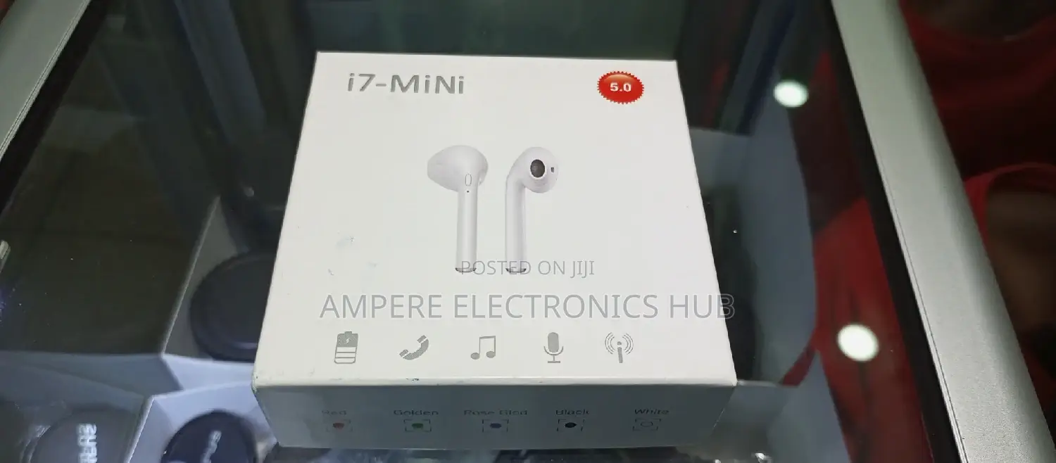I7 Wireless Bluetooth Ear Pods - 5-6hrs Play Time