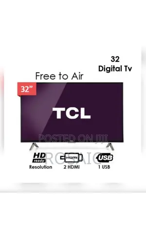 In-Built Decoder 32 Inches Digital Tcl TV