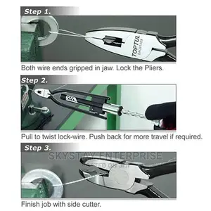 Wire Twister Safety Wirelock Pliers 6"