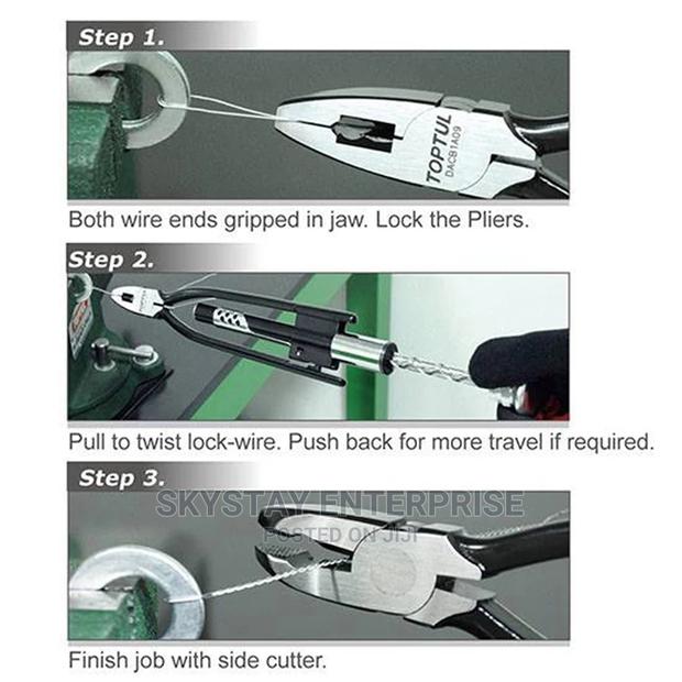 Wire Twister Safety Wirelock Pliers 6" - thumbnail 3