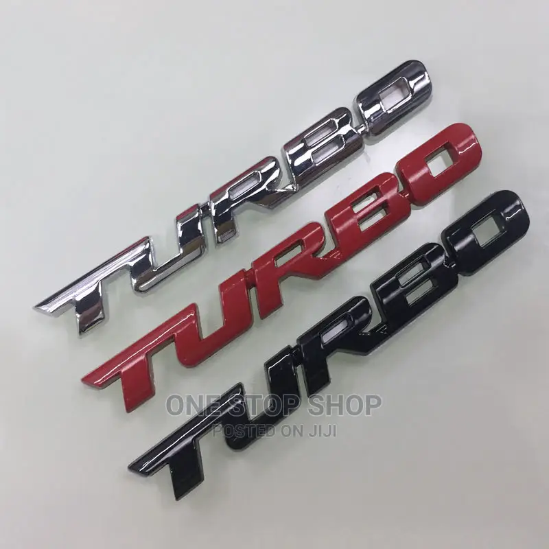 3D TURBO Emblem Styling Sticker