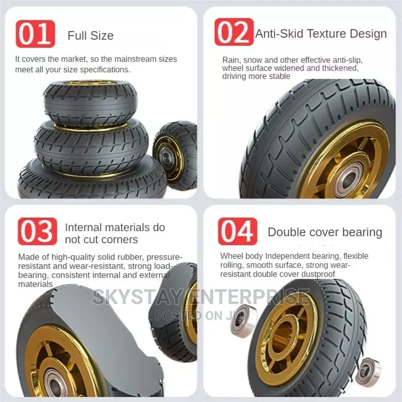 Trolley Wheels 4/6/8"