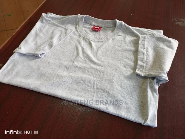 Ash Grey Cotton T-Shirts - thumbnail 4