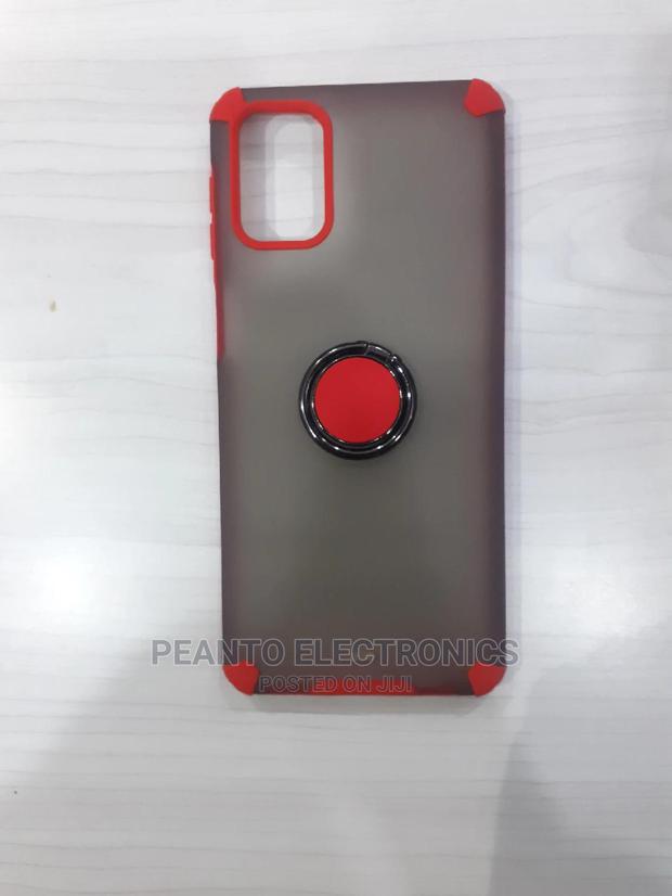 Phone Case for Samsung M31s Red/Clear - thumbnail 2