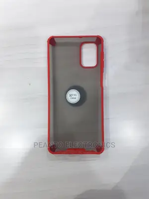 Phone Case for Samsung M31s Red/Clear
