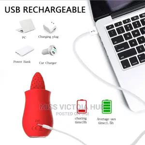 Soft Supersonic Speed Tongue Licking Mini Sexy Vibrator