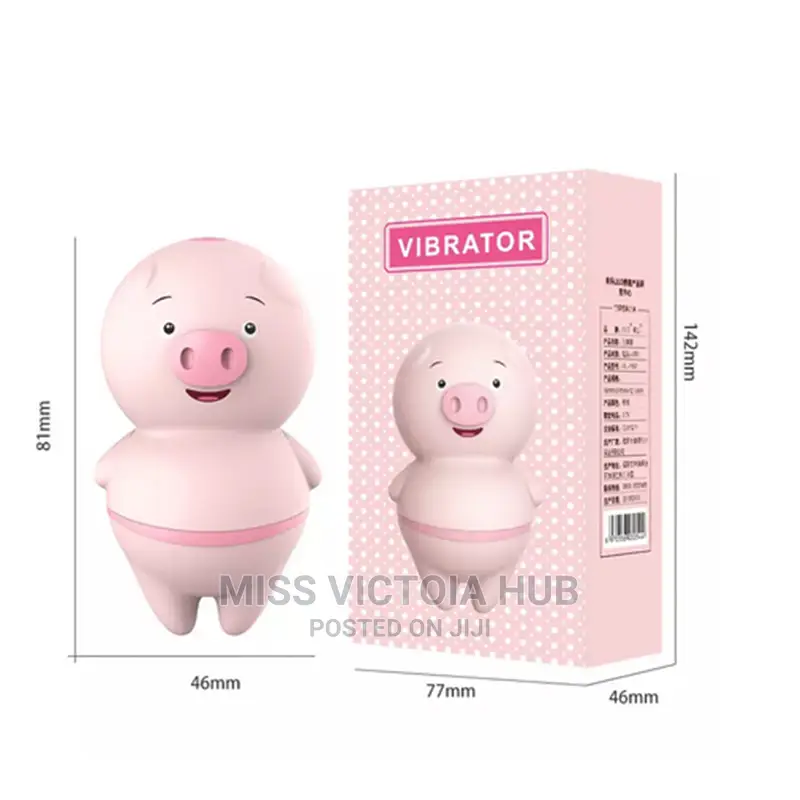 Electric Pink Pig Nipple, Clitoris Vibrator and Sucker