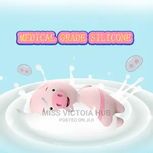 Electric Pink Pig Nipple, Clitoris Vibrator and Sucker