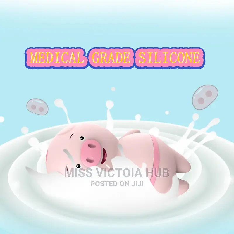 Electric Pink Pig Nipple, Clitoris Vibrator and Sucker