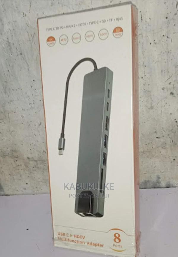 8 in 1 Type C Hub Adapter - main view