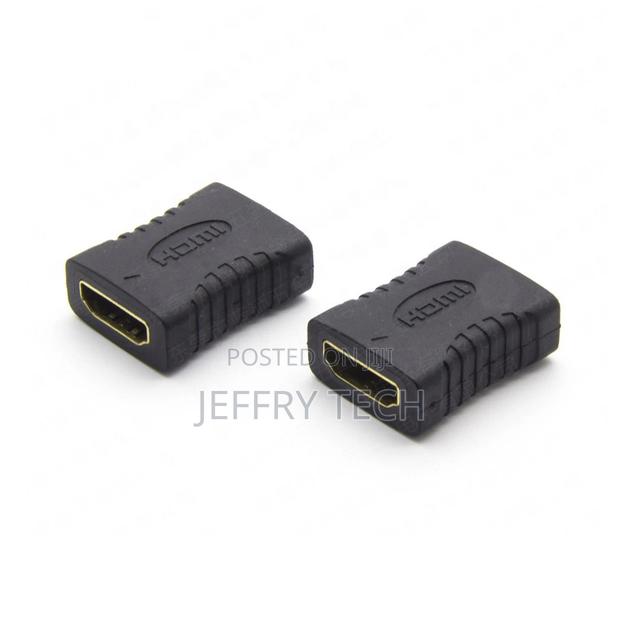 Black Color 1080P 3D Adapter HDMI Adaptor Female to HDMI Fem