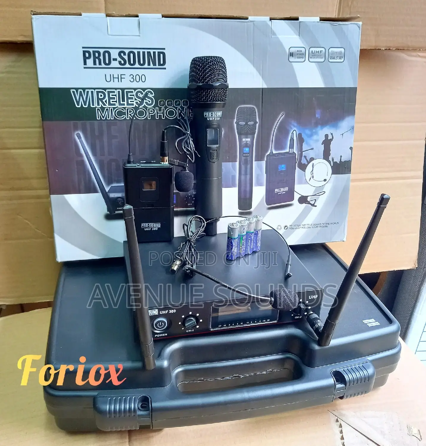 Pro Sound UHF 300 Wireless Microphone 3in1