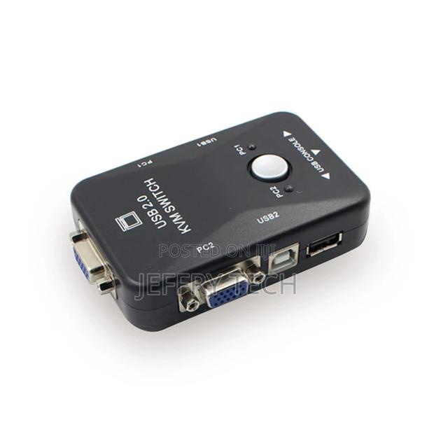 2 Port USB 2.0 KVM Switch VGA/SVGA Splitter Box VGA Manual S
