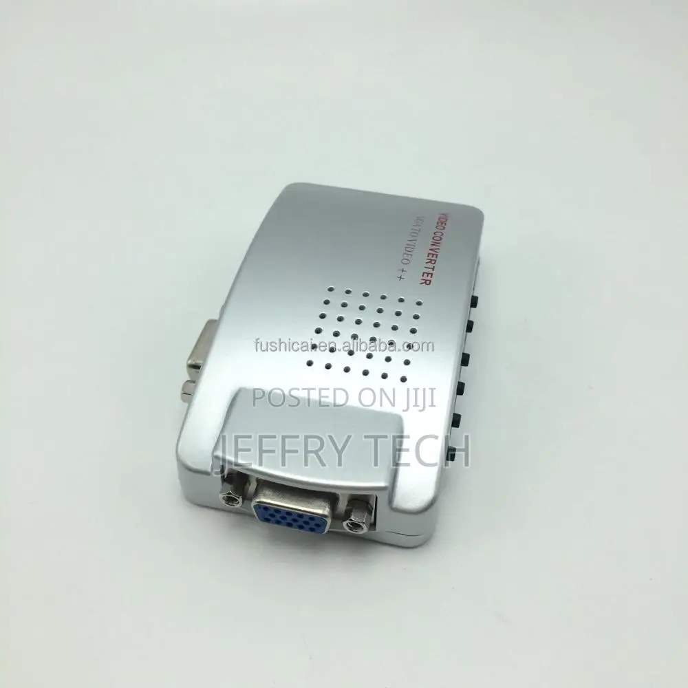 Popular VGA to AV Converter Adapter Box Input Vga Output RCA