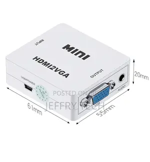 HD to VGA Video Converter Digital Singnals Output Audio Conn