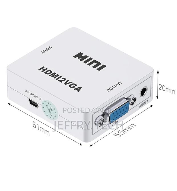 HD to VGA Video Converter Digital Singnals Output Audio Conn