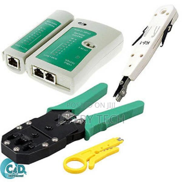 RJ45 Ethernet Cat6 LAN Cable Tester Punch Downcrimping Tool - main view