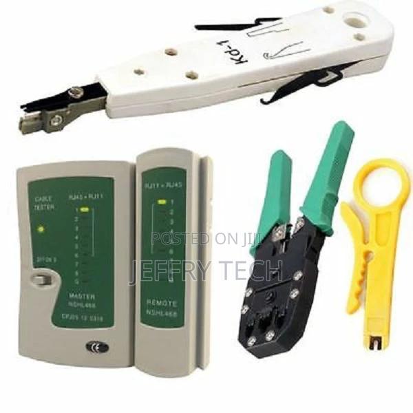 RJ45 Ethernet Cat6 LAN Cable Tester Punch Downcrimping Tool - thumbnail 2