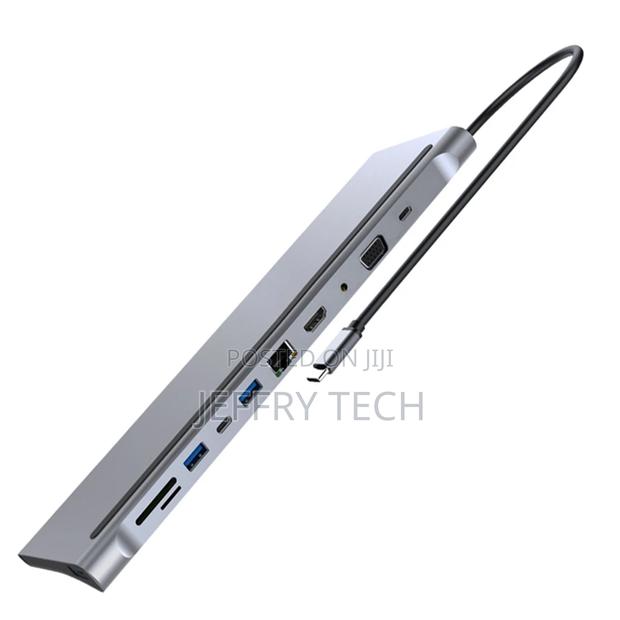 11 in 1 Type-C HUB Adapter USB C Laptop Docking Station Type - thumbnail 2